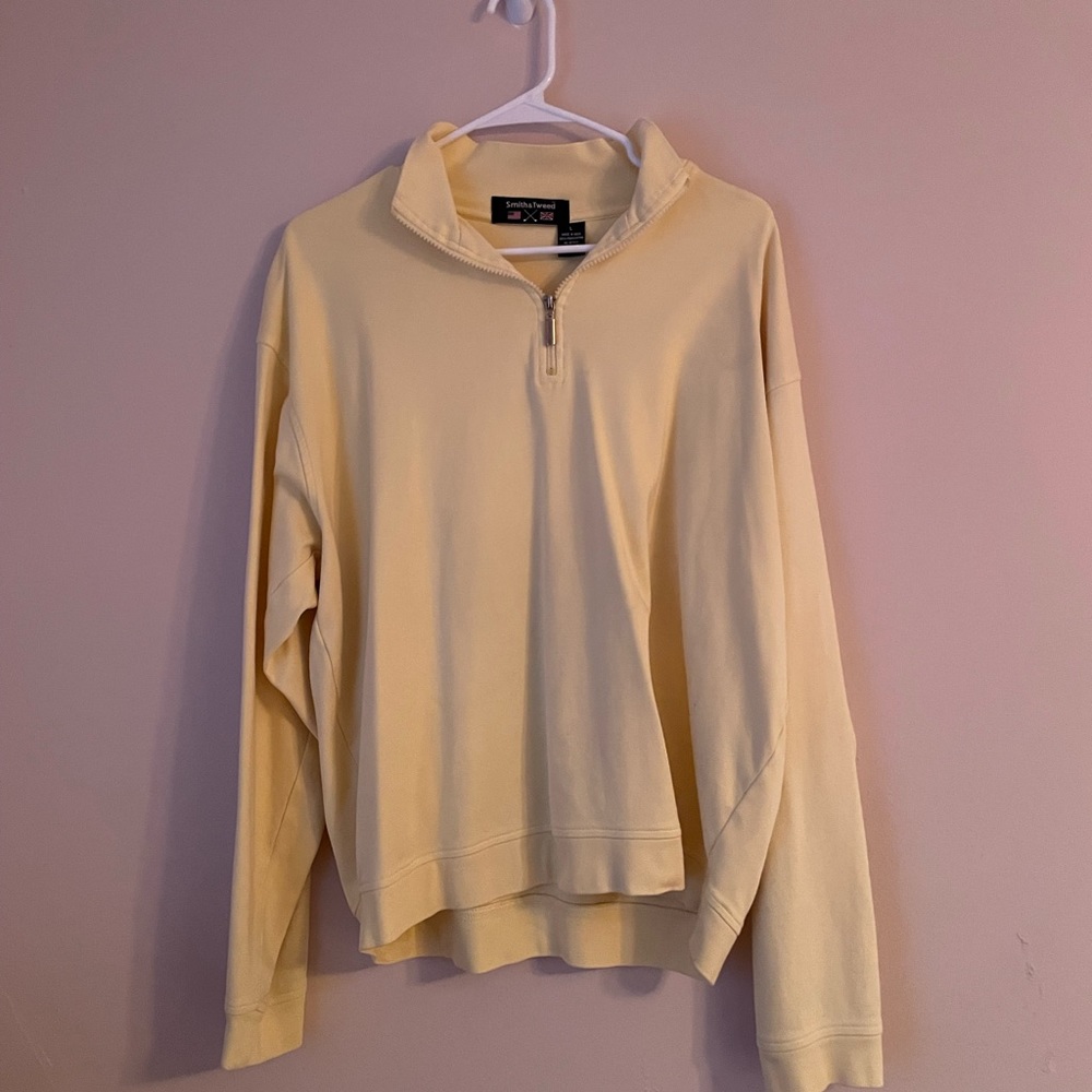 Light Yellow Quarter Zip